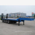 sinotruk 4 axle machinery transport low bed trailer